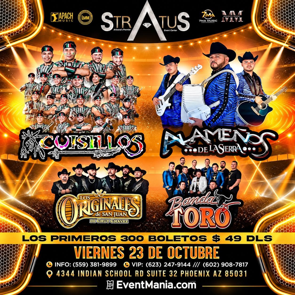 Cuisillos y Alameños de la Sierra - Stratus Event Center